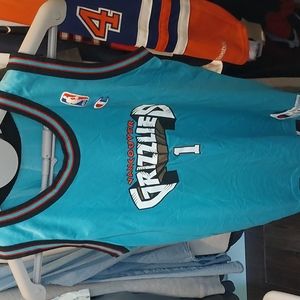 Rare Vancouver Grizzlies Youth Champion Jersey #1